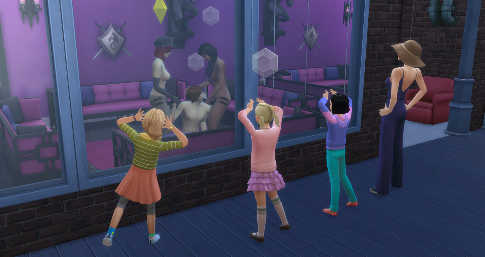 Sims Spanking