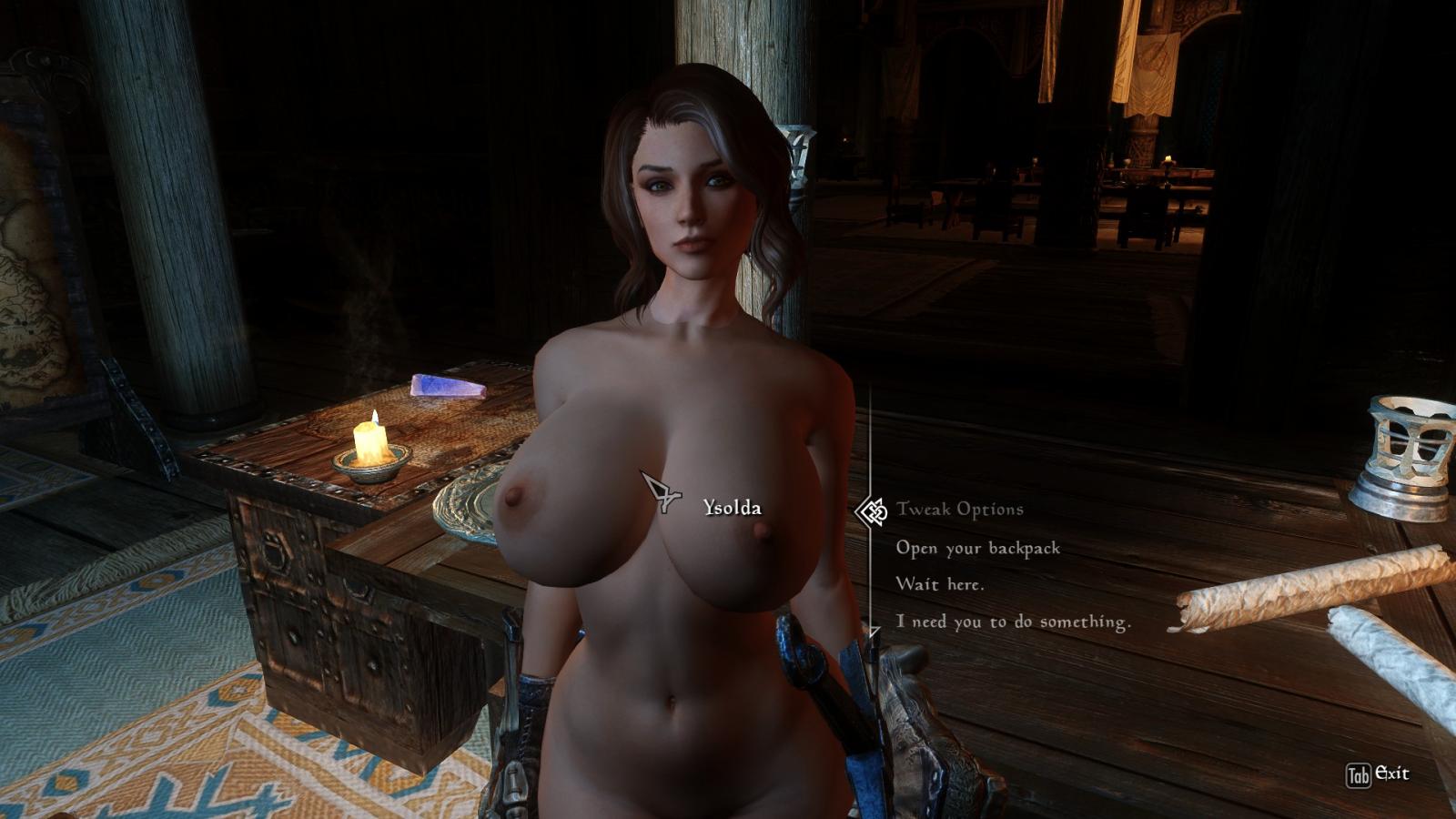 Enb issue or did you replace skin textures improperly? 