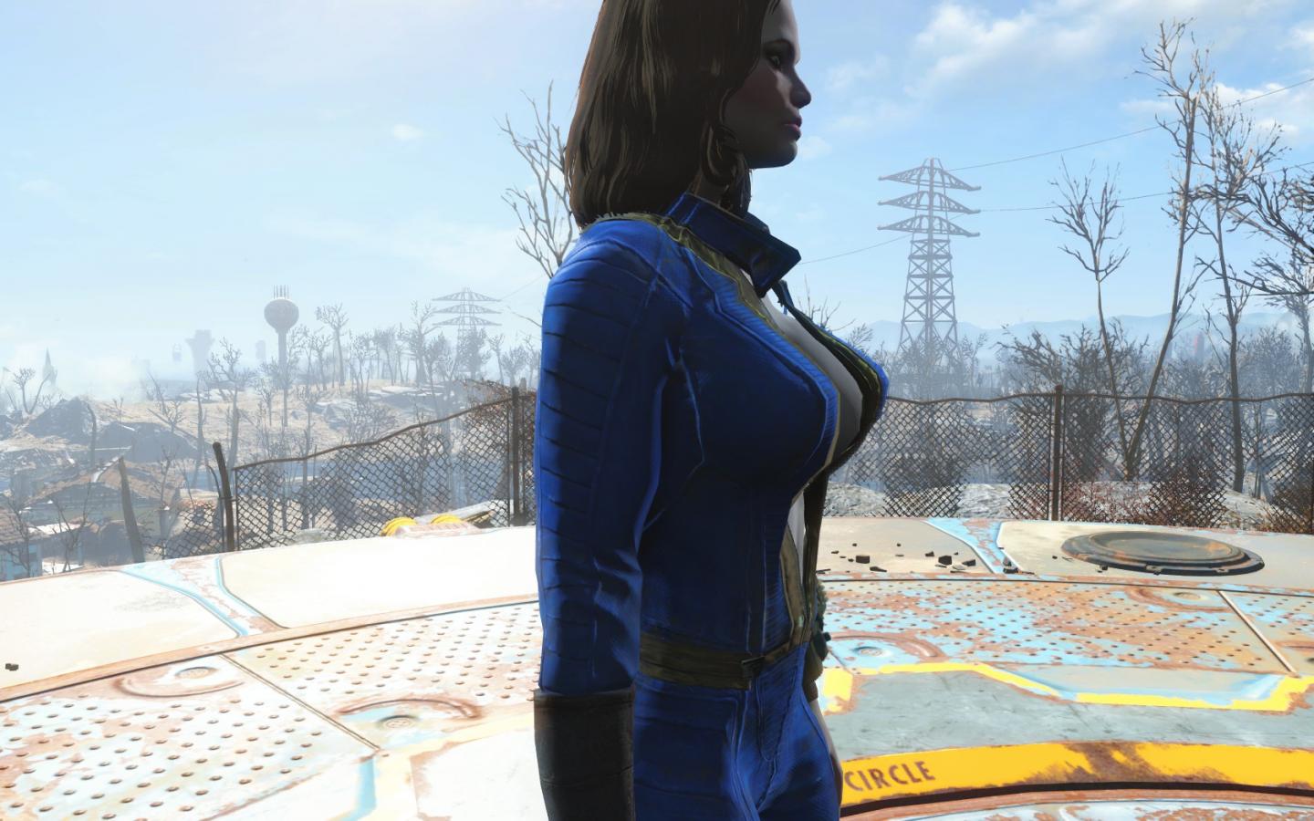 Fallout 4 unzipped vault suit фото 63
